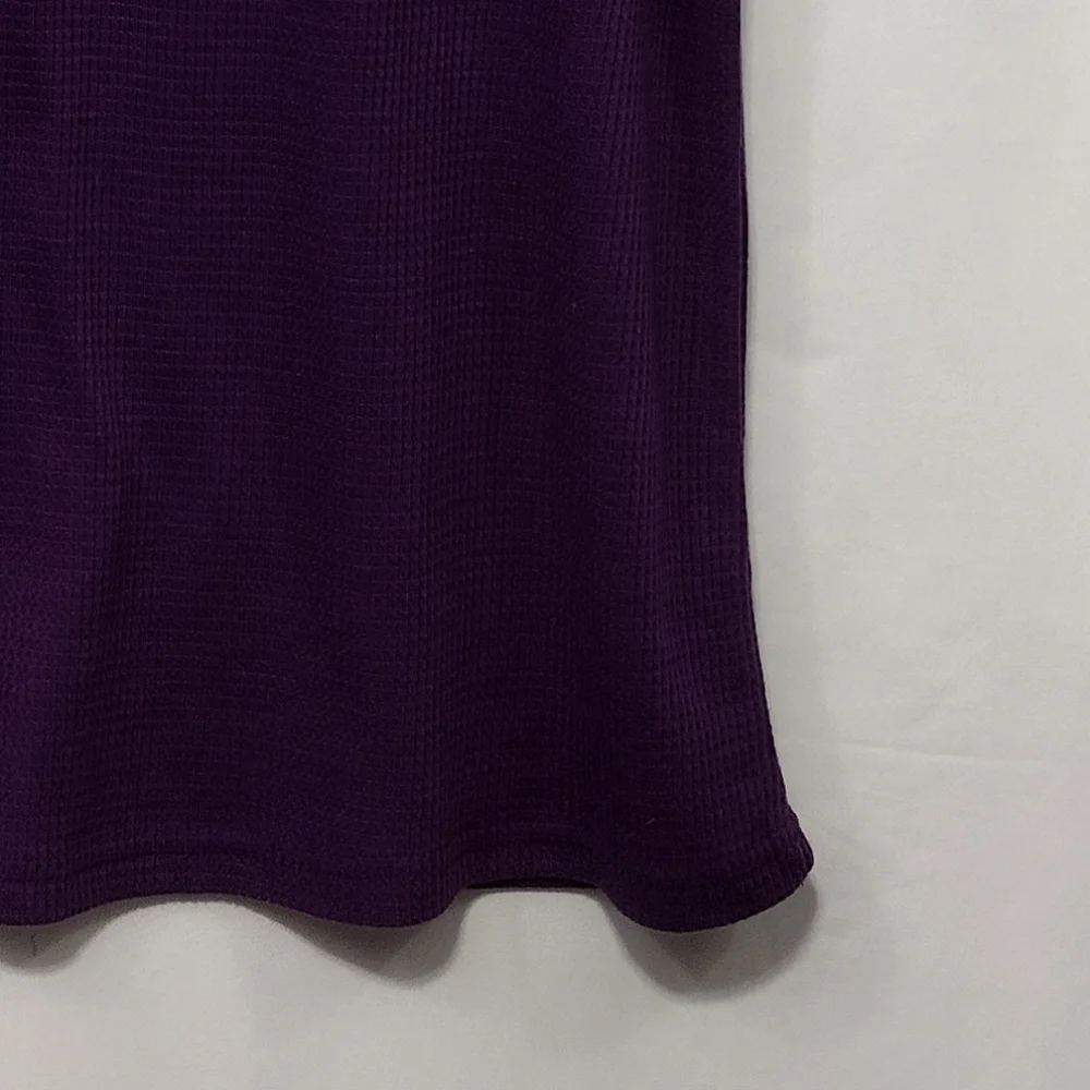 NWT Blooming Jelly Lace Sleeve Top Women's XL Purple Retro Boho Y2K Fairy - Picture 4 of 7